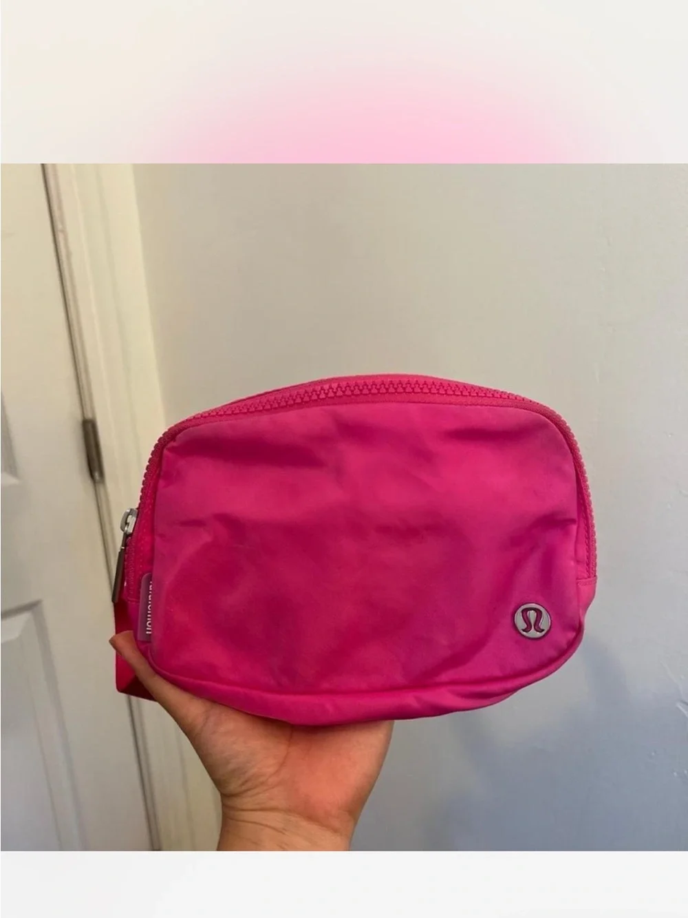 lululemon athletica Pink belt bag